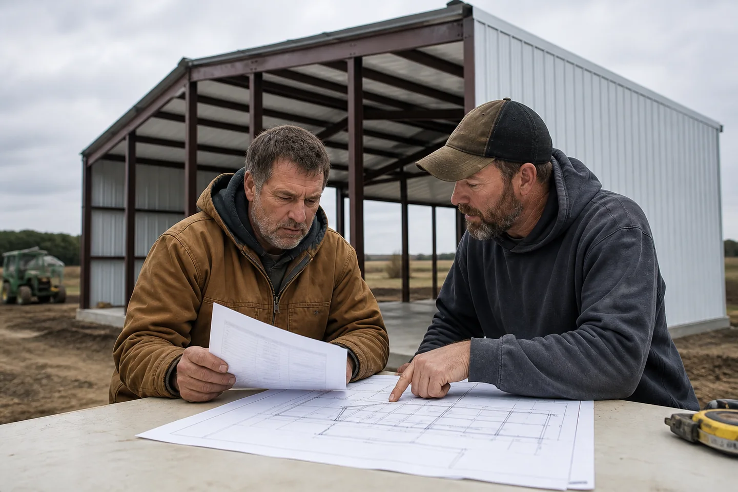 Steel building cost