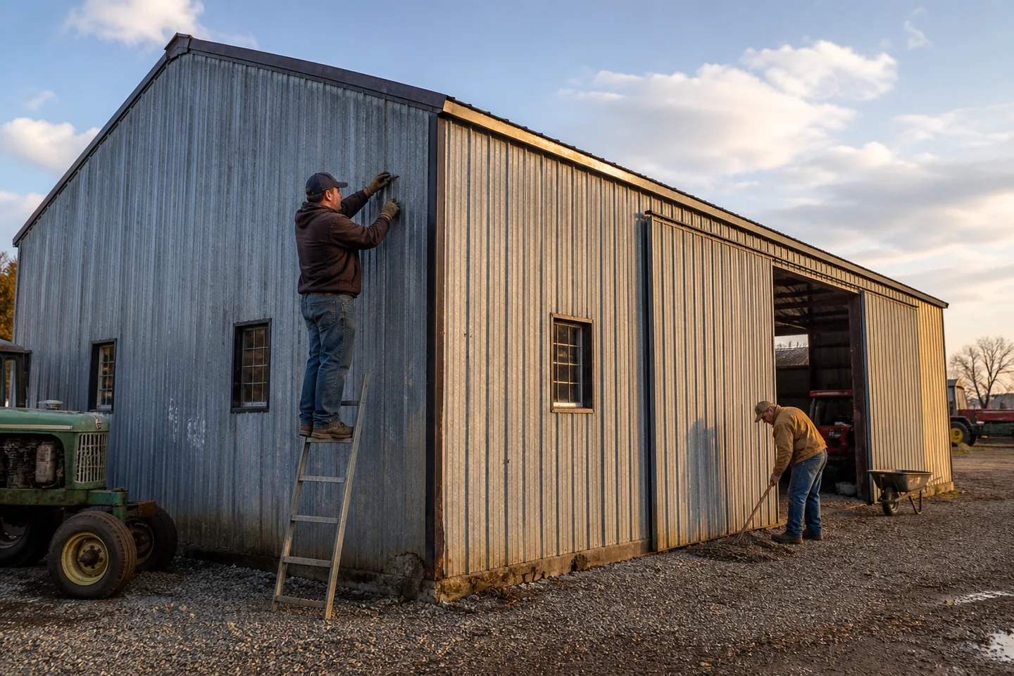 Steel building insulation
