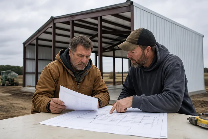 Steel building cost