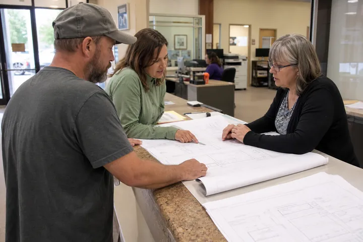 Steel building permits