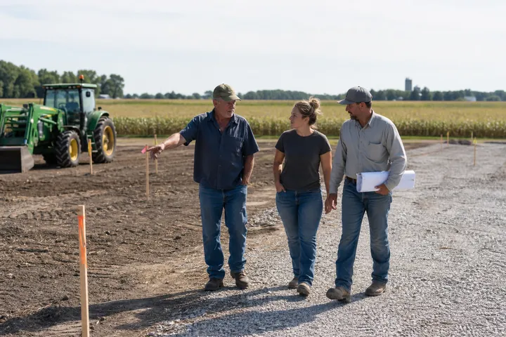 Agricultural steel building planning