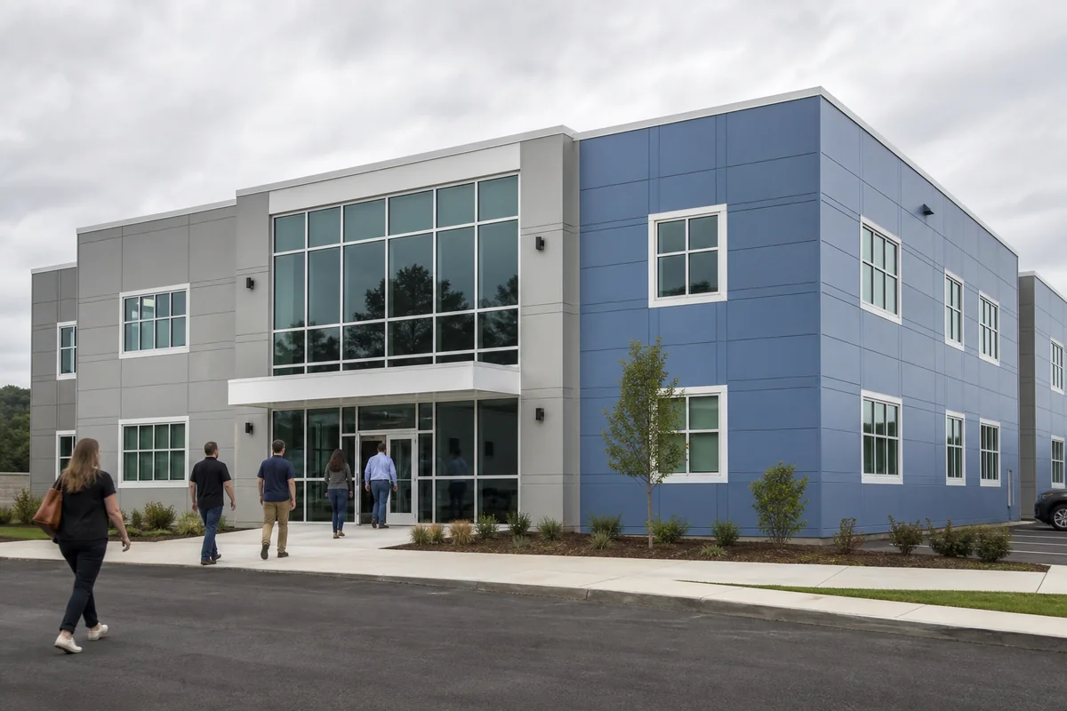 Representative modular office building